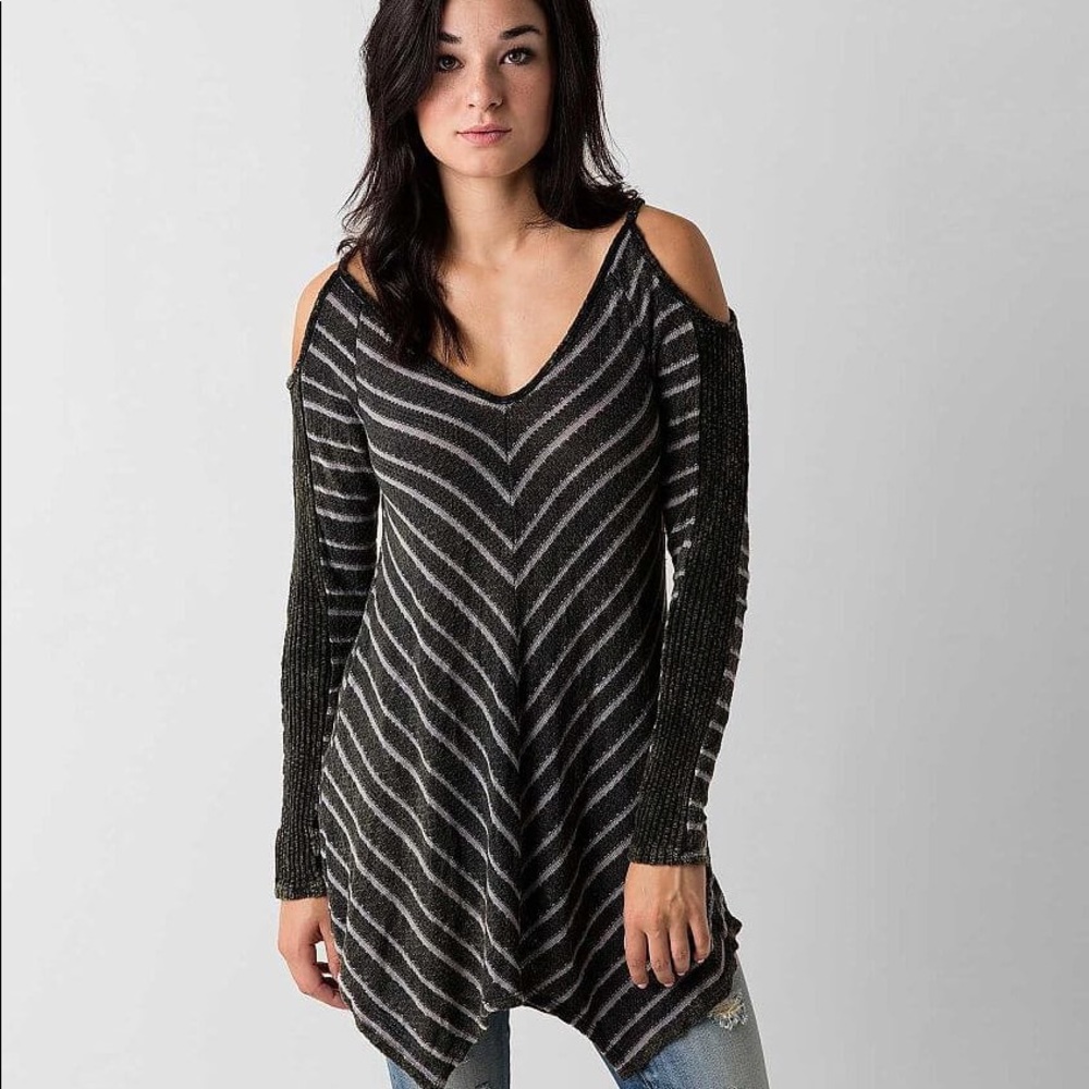 👽Striped Sweater Tunic